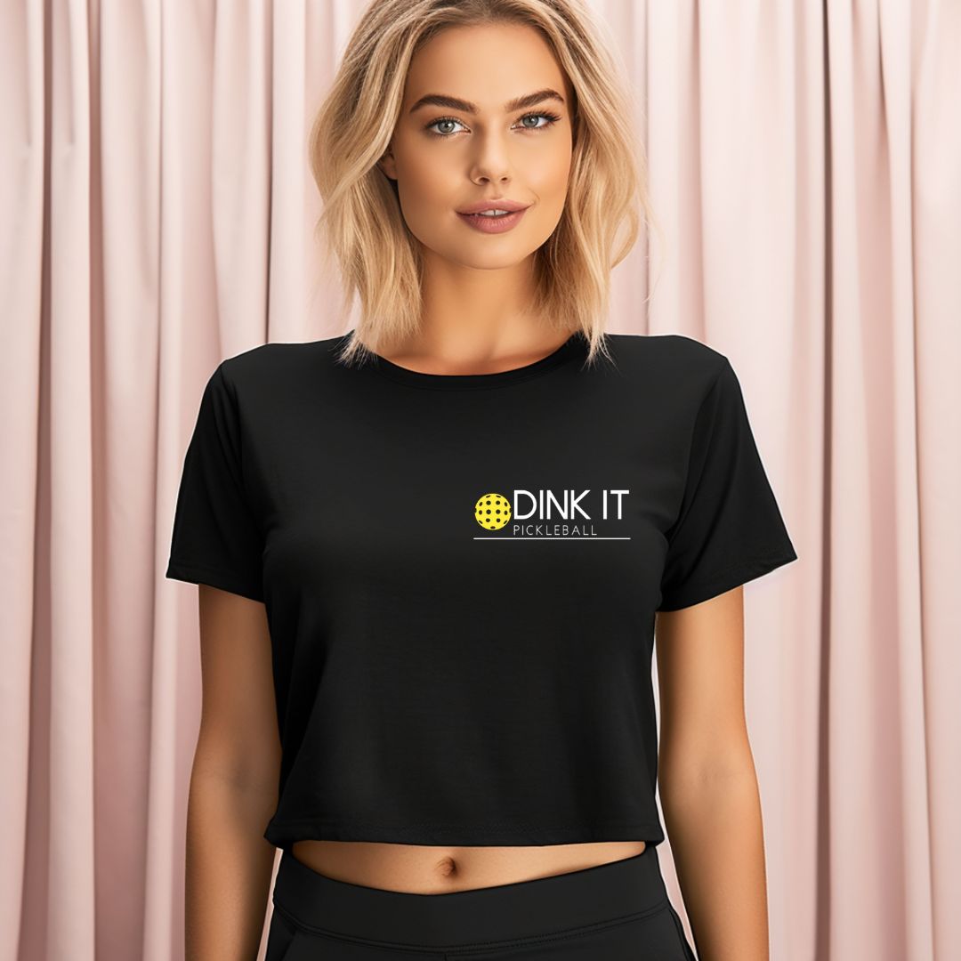 Dink it Cotton Tee, Crop Top, Baby Tee