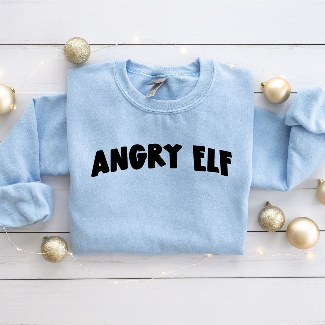 Angry Elf Sweatshirt/ Long Sleeve Tee