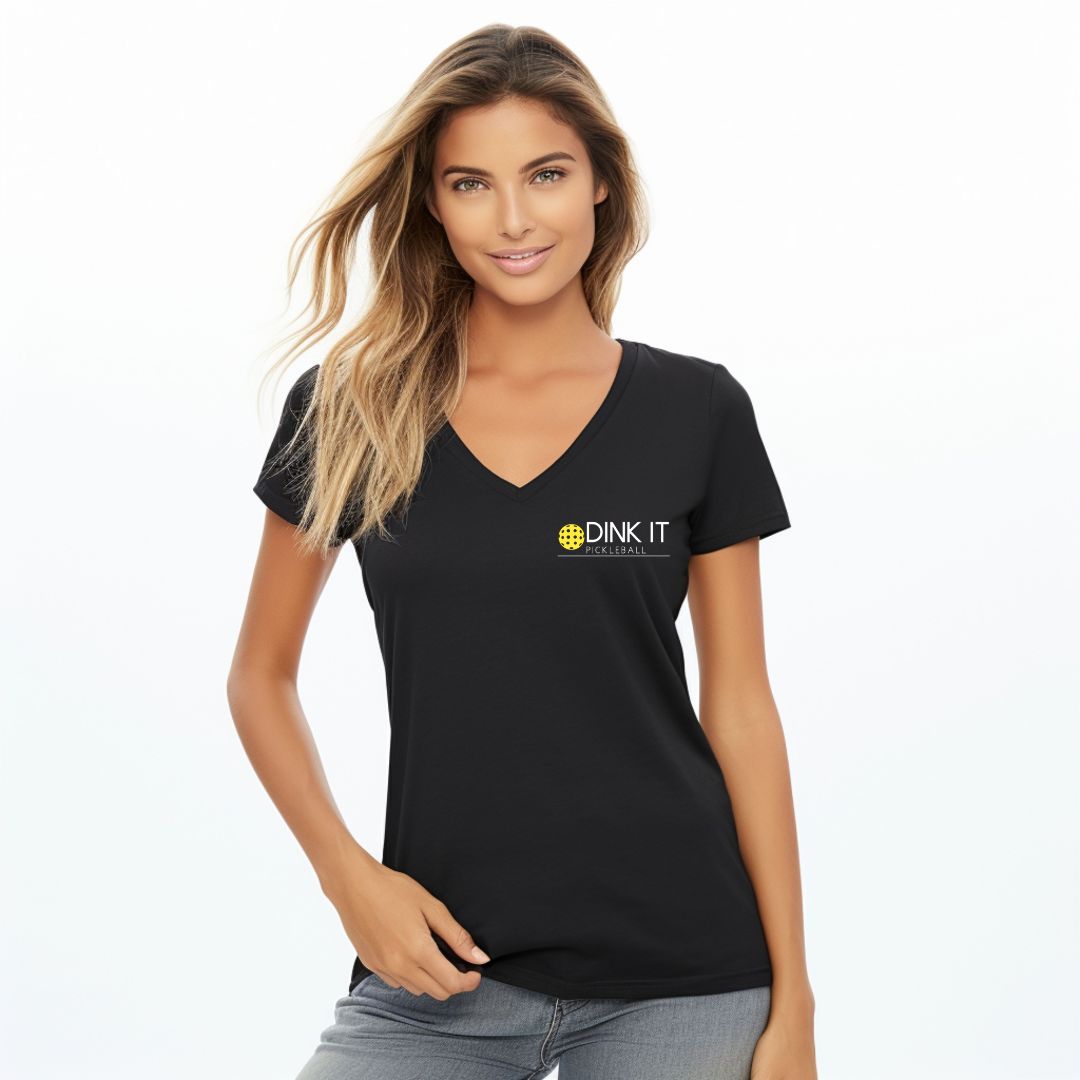 Dink it V-Neck Short Sleeve Sports Tee