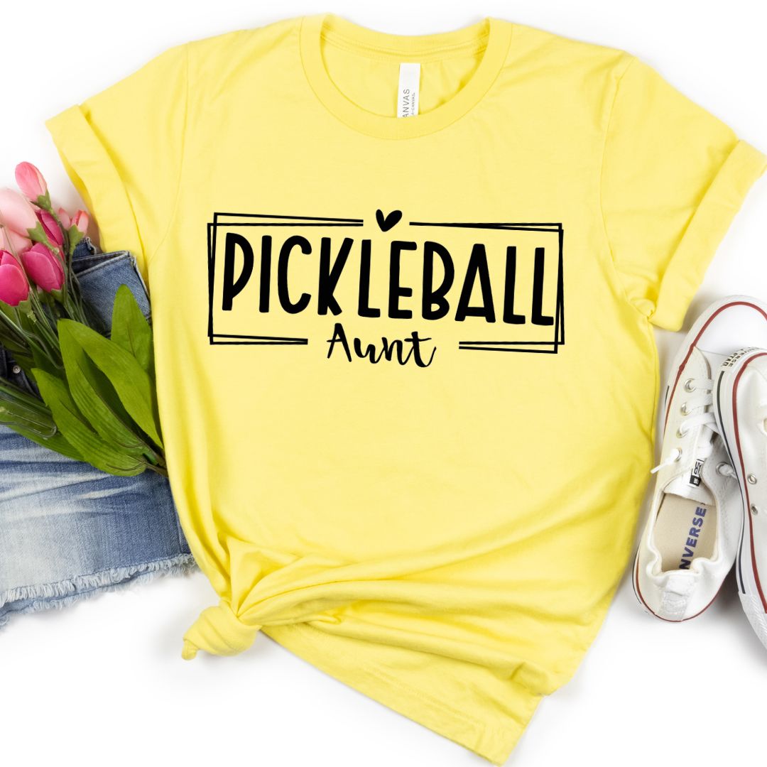 Grandma, Mama, Aunt, Wife, Custom Pickleball T-Shirt Unisex