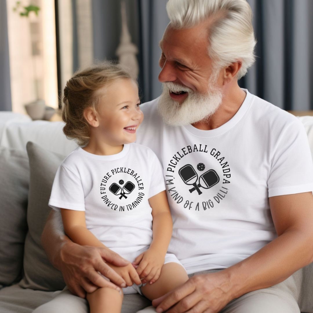 TODDLER Future Pickleballer, Pickleball Grandparent T-Shirts, Custom Pickleball Tee Unisex, Team Tee, Matching Family Sports Tee