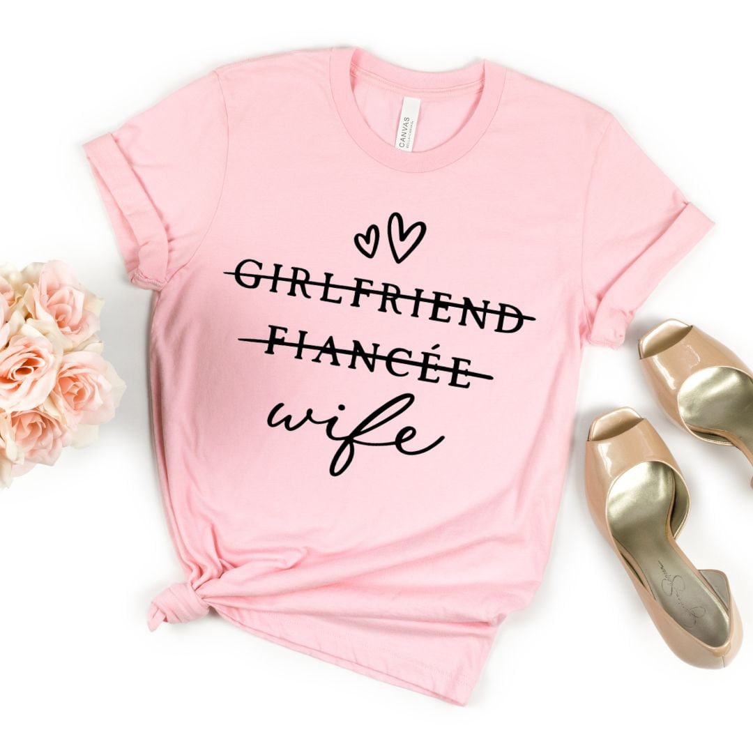 Friend, Fiancé, Married Shirt, Engagement Gift, Wedding Gift, Engagement/ Wedding T-Shirt, Couples Matching Shirts