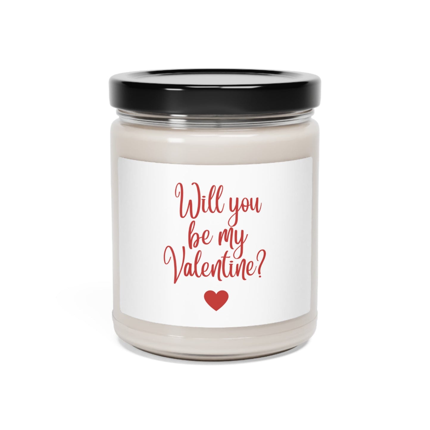 Will you be my Valentine Scented Soy Candle, 9oz, Girlfriend gift, Boyfriend gift, love, Valentine's Day, Valentine gift