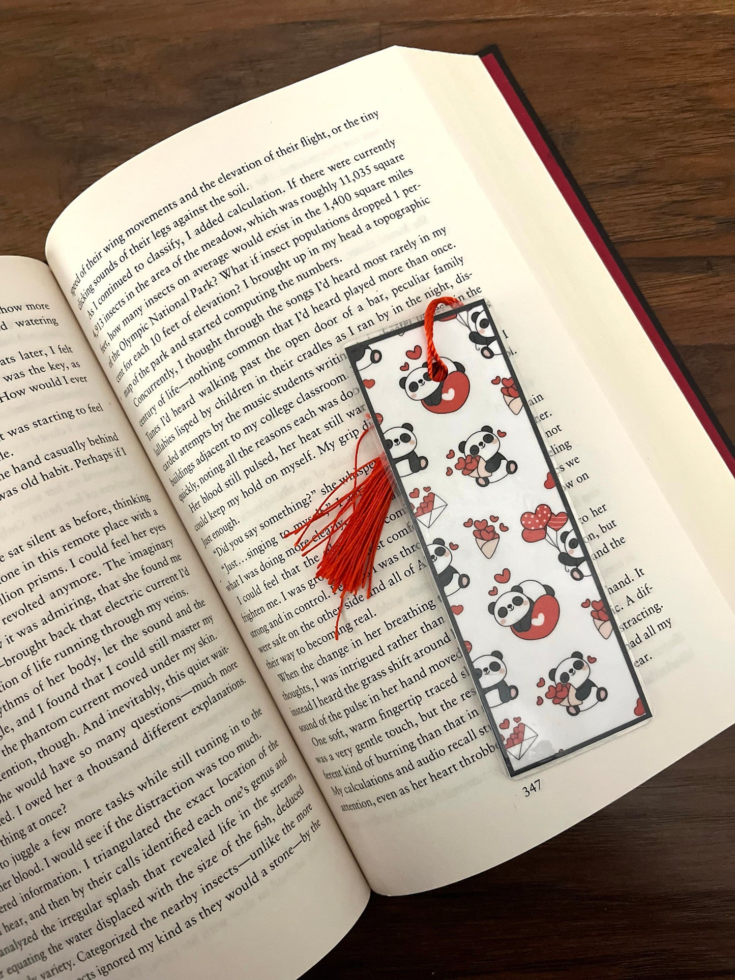 Valentine's Day Bookmarks, Bookish, Bookmark with Tassel, Romance Bookmarks, Gift for Booklover, Reader, 2 Sided Laminated Cardstock Bookmark