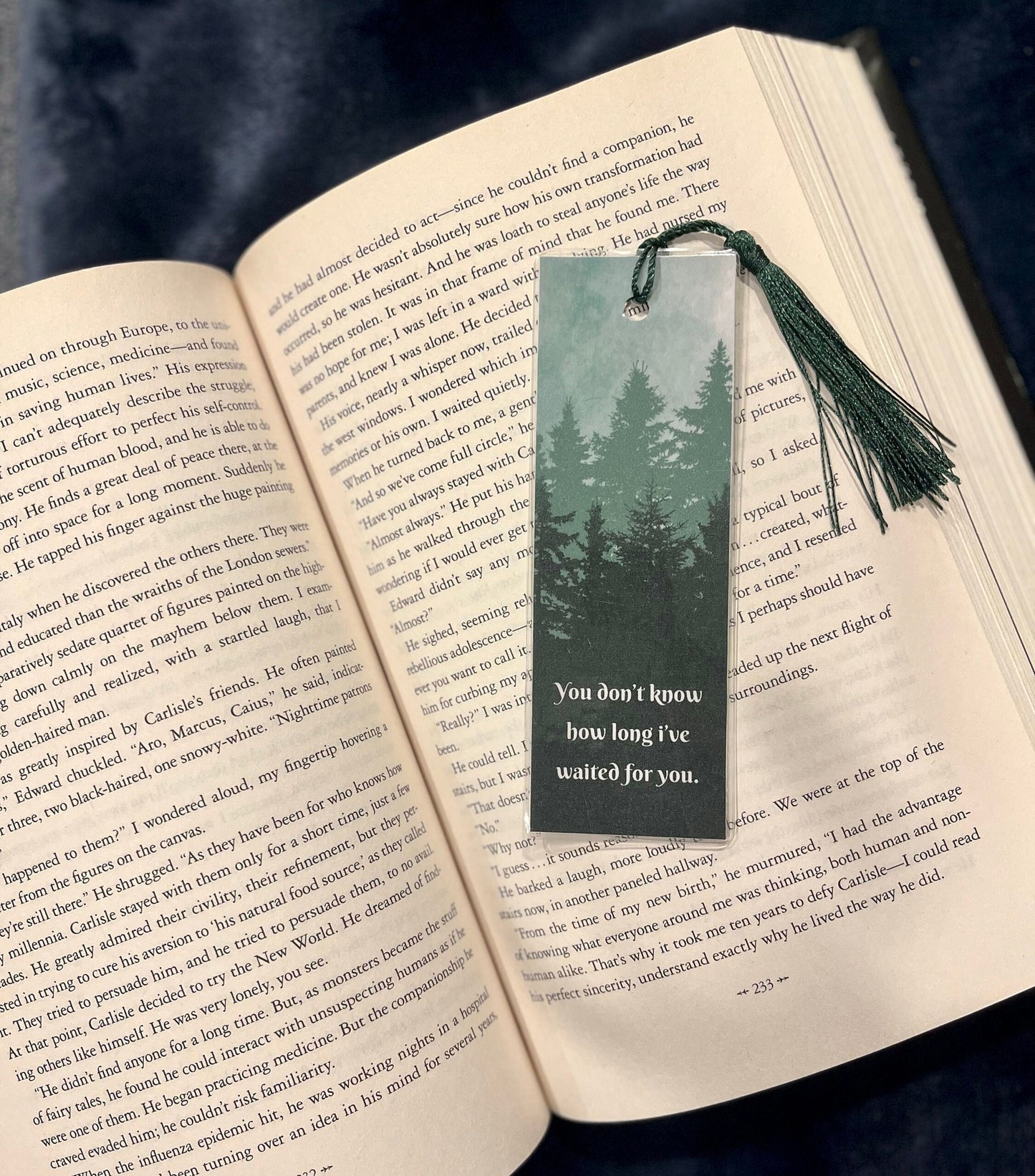 Twilight Bookmarks, Bookish, Bookmark with Tassel, Team Edward Bookmarks, Gift for Book lover, Watercolor, 2 sided Laminated Cardstock