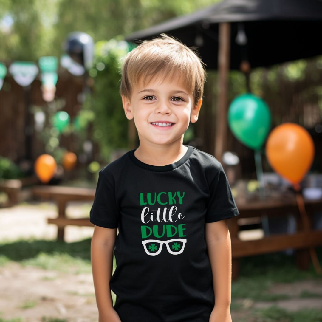 Lucky Little Dude, Lucky Little Lady St. Patrick's Day Shirts, Cute T-Shirt, St.Paddy's Day Outfit, Baby Graphic Tee, Sibling Holiday Shirts