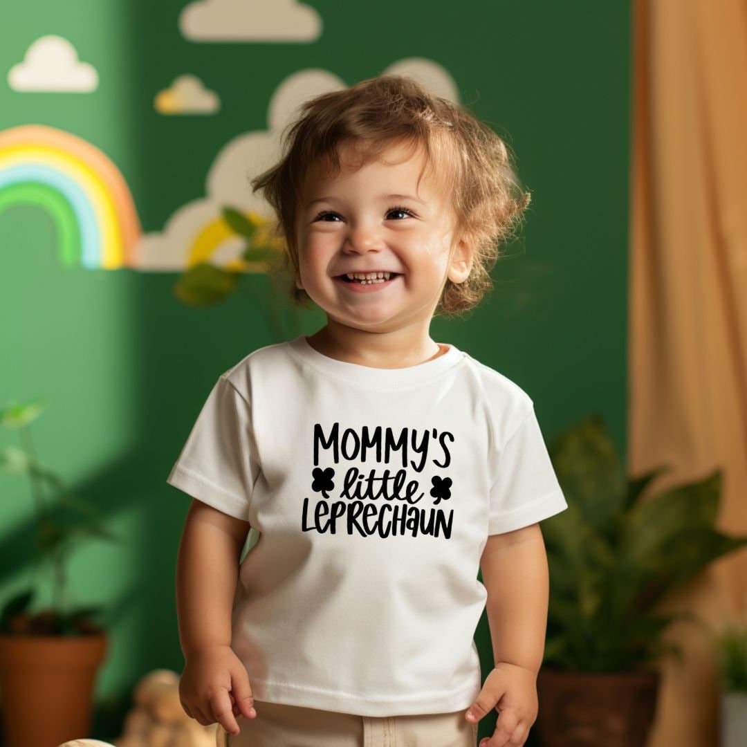 Mommy's Little Leprechaun St. Patrick's Day Shirts, Cute T-Shirt, St.Paddy's Day Outfit, Baby Graphic Tee, Holiday Shirt