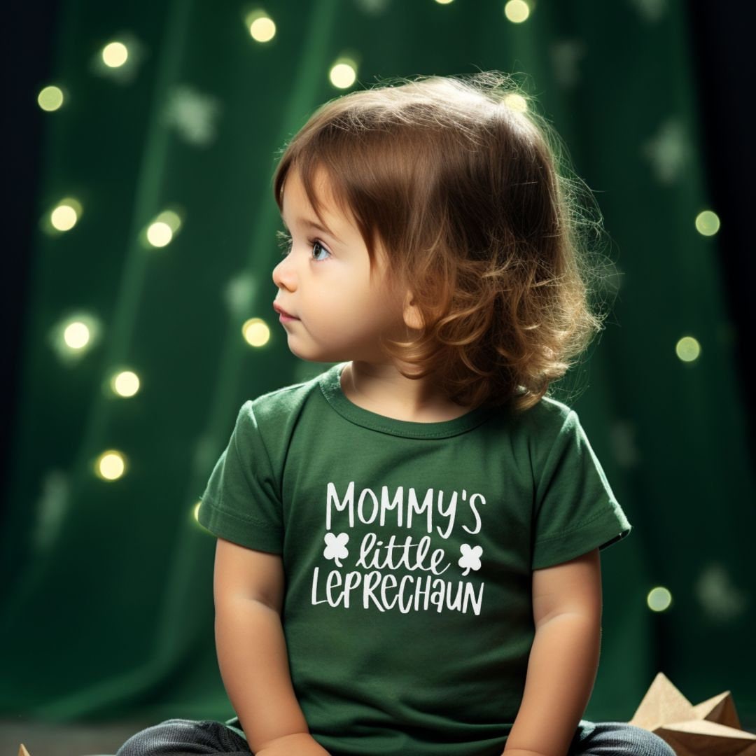 Mommy's Little Leprechaun St. Patrick's Day Shirts, Cute T-Shirt, St.Paddy's Day Outfit, Baby Graphic Tee, Holiday Shirt